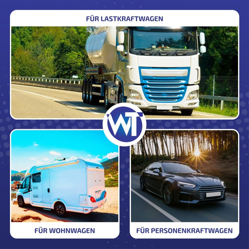 Web Truck 2 x LED Rubber Side Light 12 V