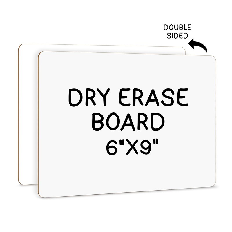 Scribbledo Small White Board Dry Erase Mini Whiteboard 6x9 Inch