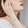 ONEFINITY Cross Bracelet 925 Sterling Silver Faith Bracelet for Women