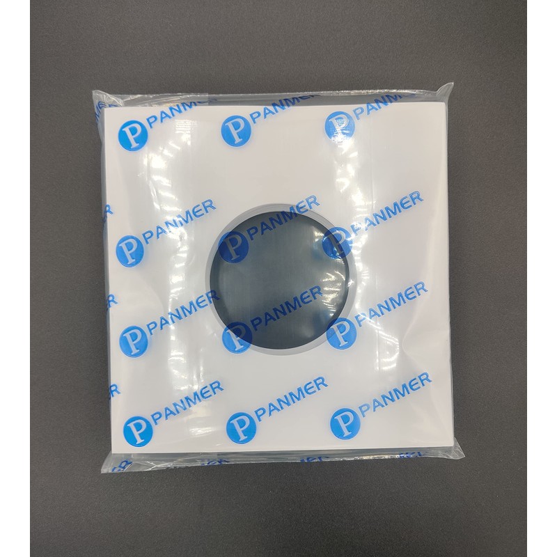 7 Inch White Paper Sleeves Pack of 25