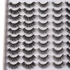 30Pair 3D False Eyelash Fashionable Elegant Comfortable Multi Layer Dense