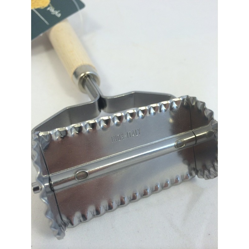 Ravioli Pasta/Teig Stempel Cutter Roller – Zigzag quadratische Form 6