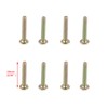 Quluxe 4 Pcs Furniture Dresser Pull Antique Brass Bail Drawer