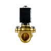 FSA Viton Solenoid Valve Brass 3/4 Inch 24V DC 0-10