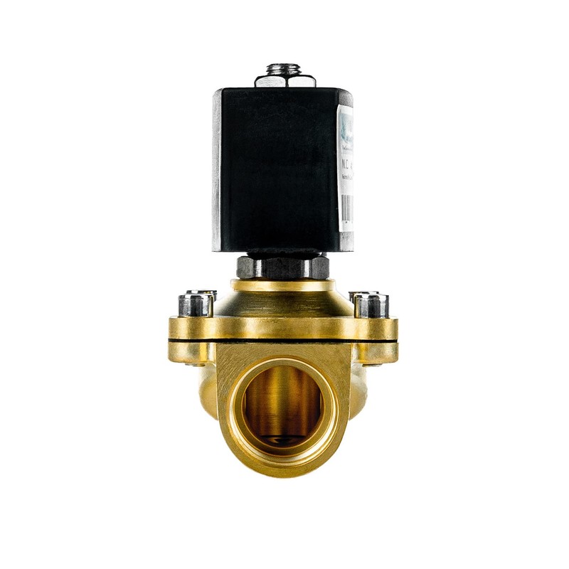 FSA Viton Solenoid Valve Brass 3/4 Inch 24V DC 0-10