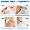 Mudder 10 Pcs Cabinets Latches Magnetic Push Catch to Open