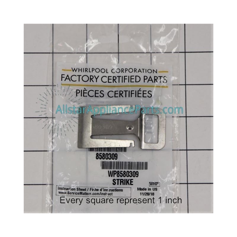 WP8580309 Dishwasher Door Strike