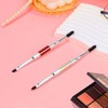 Unaone Eyebrow Brush - 2 PCS Professional Dual-Ended Angled Eye