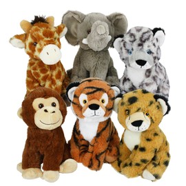 Multipet Eco Safari Animal Dog Toy, Assorted Styles, 8"