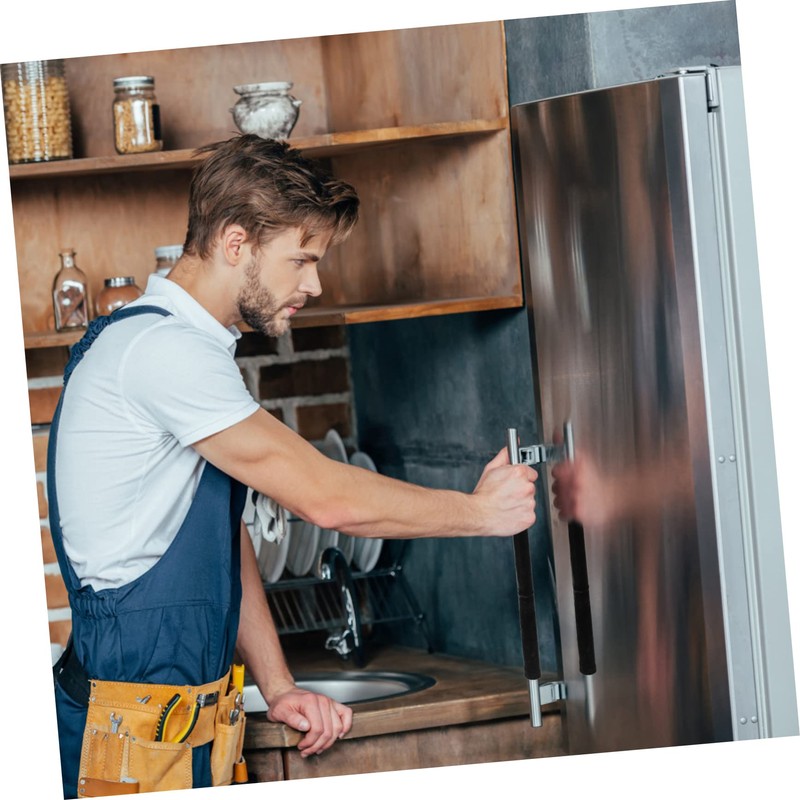 DOITOOL 1 Pair Refrigerator Door Handle Covers Antiskid Protector for