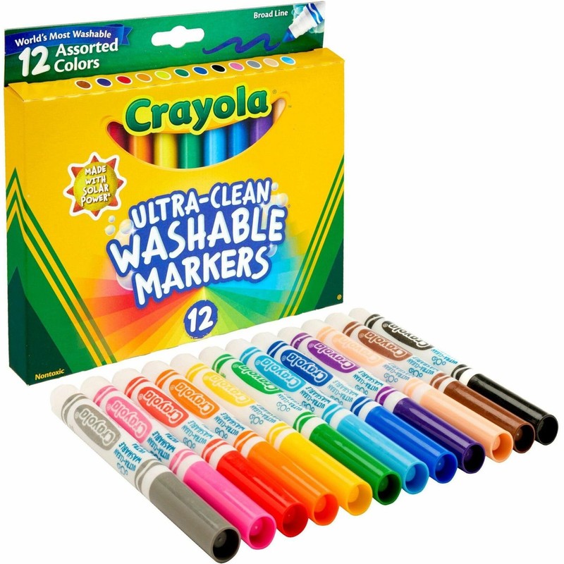 Crayola Ultra Clean Markers 12ct