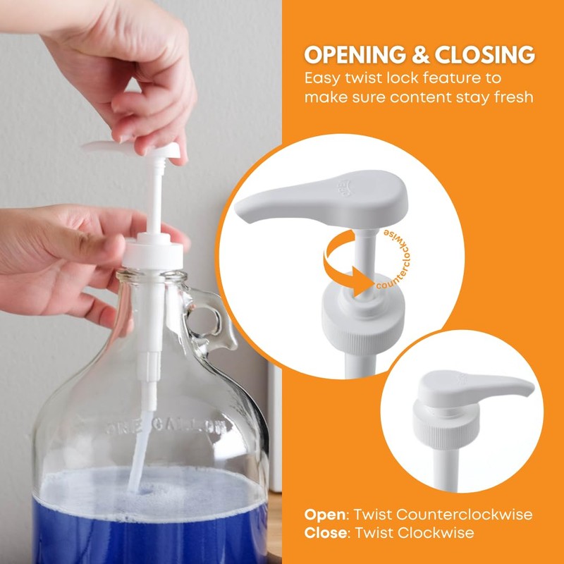 Fastrack Half Gallon Glass Jug Laundry Detergent Dispenser – Airtight