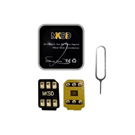 MKSD Tarjeta Universal para Desbloquear Teléfonos - Adhesiva Reutilizable, Protección RFID, Anticaída Soporta iOS 18