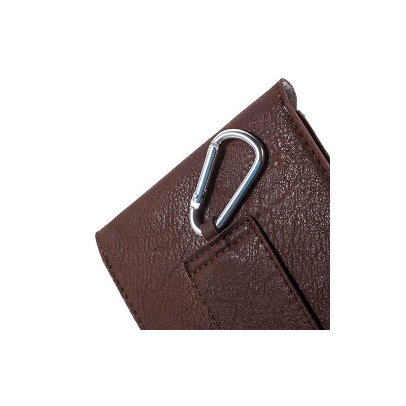 DFV mobile - Belt Case Cover Premium Synthetic Leather Vertical