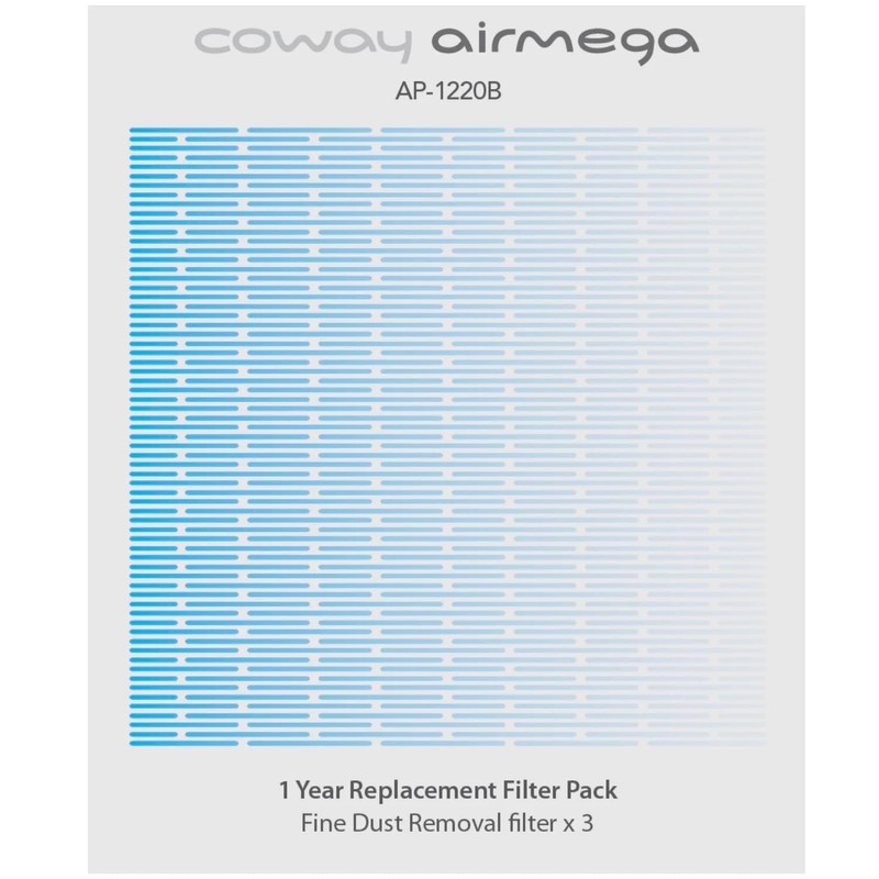 Coway Fine Dust Filter for Air Purifier AP-1220B Airmega Jet