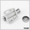 TERF® Push to Open Door Catch White Single Magnetic Pressure