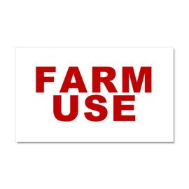 CafePress Farm Use Car Magnet 20 X 12 Car Magnet, 20"x 12" Magnetic Door Display