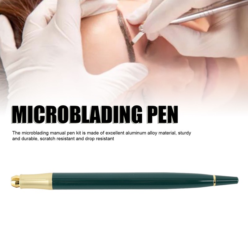 5Pcs Microblading Pen Aluminum Manual Eyebrow Lip Eyeliner Pencil Kit