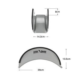 FLORA GUARD Hose Hanger, Wall-Mounted Metal Hose Holder, Anti-Corrosive Hose Bracket for Wall Storage (Grey)