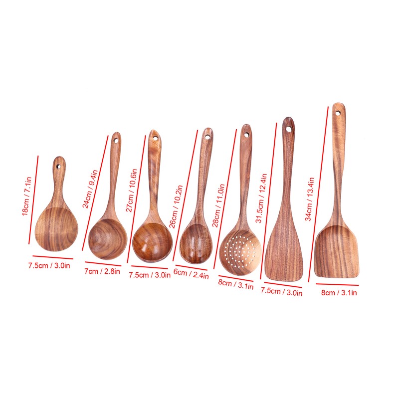 Cooking Spoon Spatula Set Long Handle Kitchen Utensils Cooking Tool