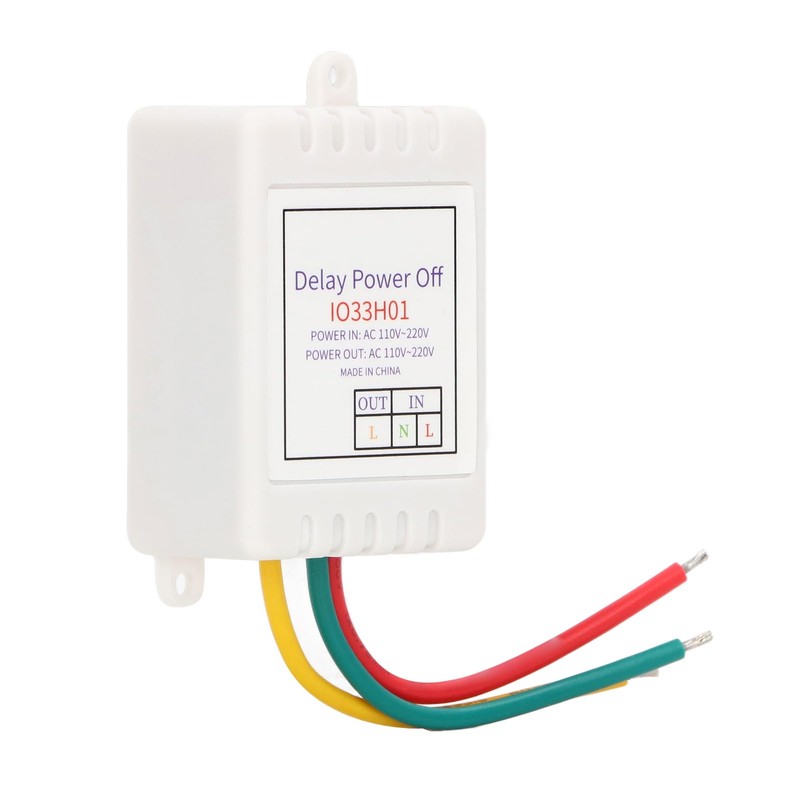 Relay Switch, Adjustable Timer with 16 Delay Modes, Control Fan,