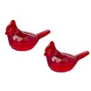 Ganz ACRYX-02 Crystal Expressions Red Acrylic Cardinal Figurine (2 Pack,
