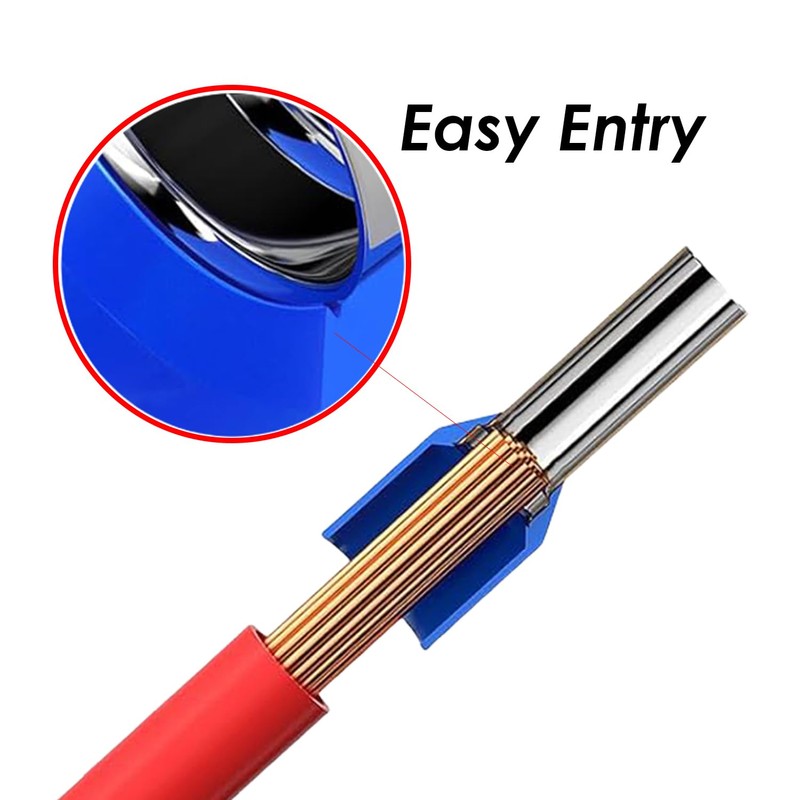 1200PCS Assorted Wire Ferrules Terminals Kit, AWG 22-10 Insulated Copper