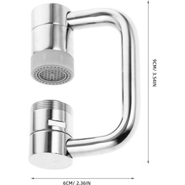 Extensor de Grifo Giratorio de Cobre Brazo Robótico, Doble Modo