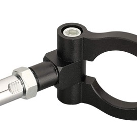 Heavy Duty Folding Racing Tow Hook Compatible with 08-23 Subaru WRX/WRX STi Outback Crosstrek Forester, 13-16 Scion FR-S, 17-23 Toyota 86, 13-23 Subaru BRZ OEM Bumper Emergency Towing Eye (Black)