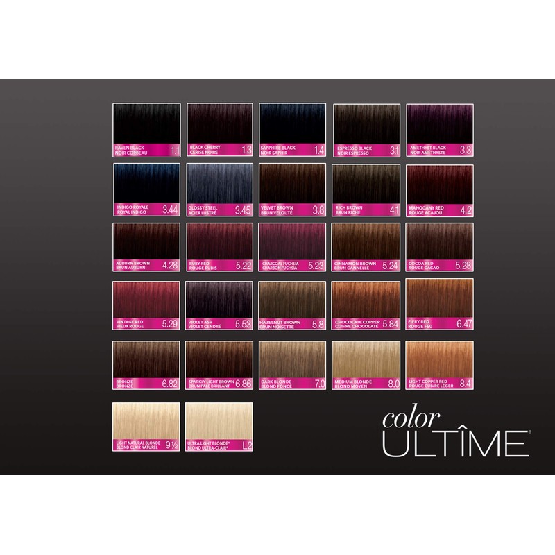 Schwarzkopf Color Ultime Permanent Hair Color Cream, 5.8 Hazelnut Brown,