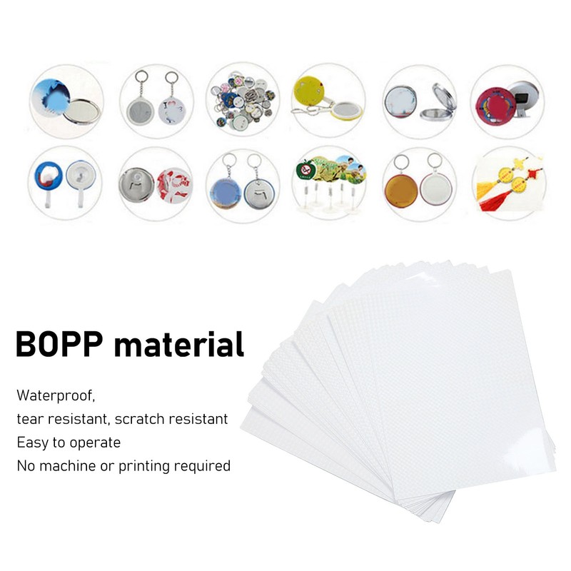 50 Sheets A4 Holographic Cold Laminate Sheet Cuttable Waterproof DIY