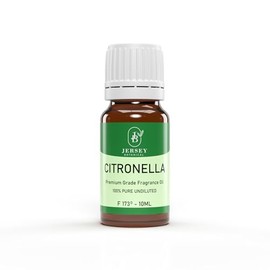 Citronella Fragrance Oil 10 ml. for Soap Making, Candle Making, Scented Oil Wax Melts, Home Scent Oil Diffusers, Bath Bomb, DIY Slime, Body Butter Lotions