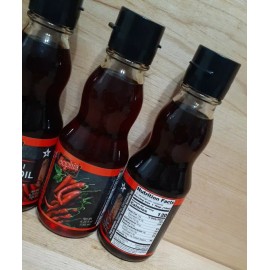 Ty Ling 4 BTLS:  SOPHIA HOT CHILI Pure Sesame Oil Chinese Cuisine No MSG/PRESERV. 6.25oz