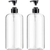 Empty Plastic Pump Bottles Dispenser 2 Pack 32oz/ 1 Liter