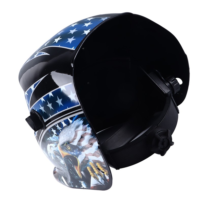 Auto Darkening Welding Helmet Large View Solar Powered Wide Shade