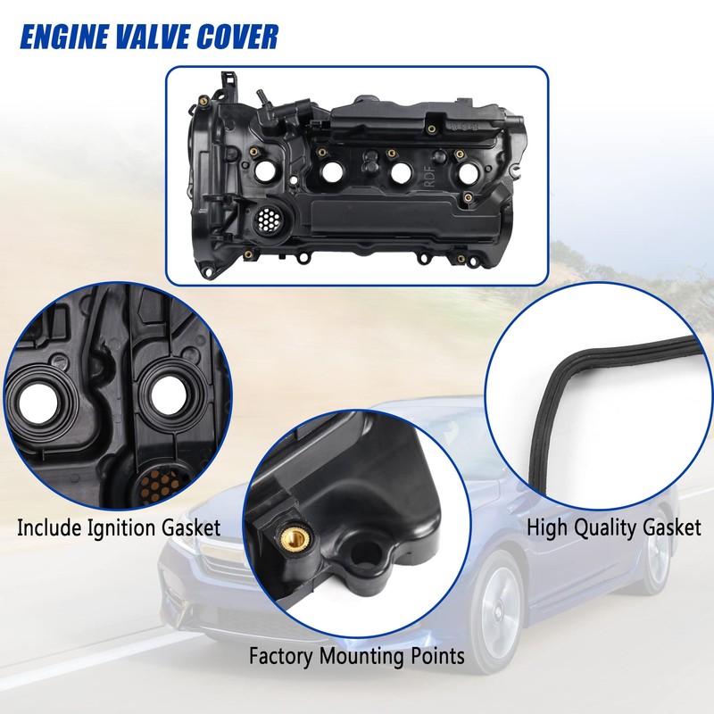 Engine Valve Cover with Gasket Replacement For Honda CR-V 2015