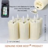 HOME MOST 6-Pack Ivory Votive Candles with 10-Key Remote &