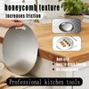 Versatile Cutting Boards for Kitchen,Stainless Steel Cutting Boards 2-Piece Set,Round