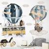DaraBaby Vinil Infantil Globo Aerostático Dibujo Animales Bebe Niños
