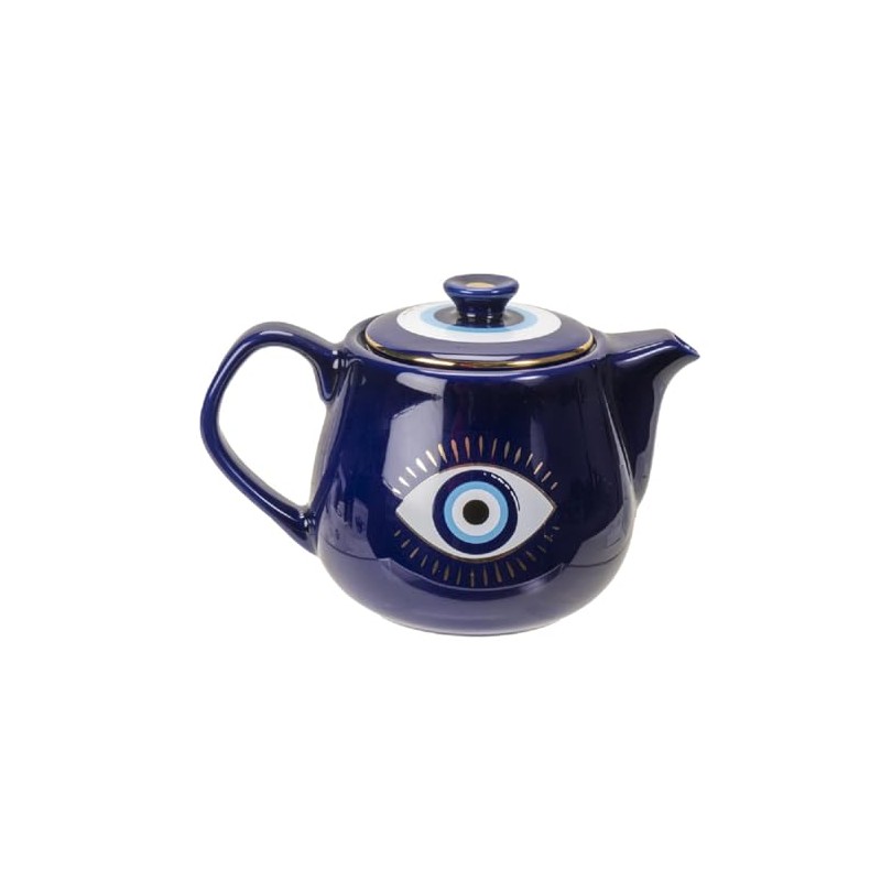 Evil Eye Teapot - Blue