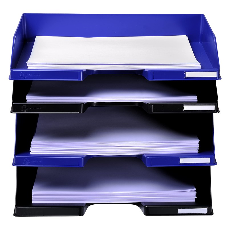 Exacompta Office 112104D Trays, Blue Night, 1 piece