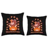 Funny Vegetarian Thanksgiving No Turkey Just Tofurky Vegan Throw Pillow