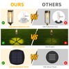 NEWMESSI 8 Pack Solar Pathway Lights Outdoor, Modern Super Brightness