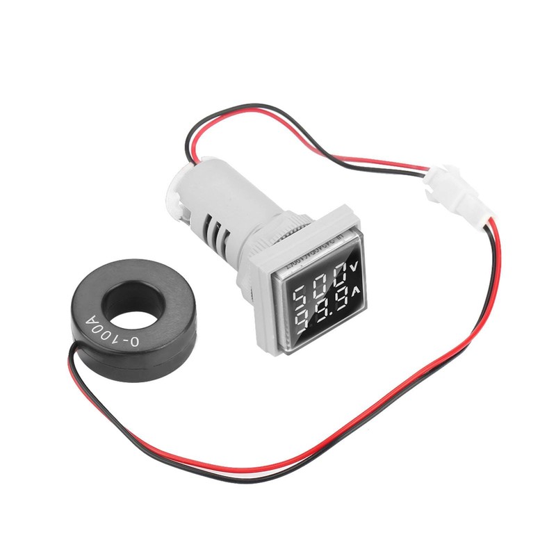 LED Digital Display AC Voltmeter Voltage Display 22 mm 0-100