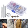 Snap Fastener Kit Metal Press Stud Leather Tich Button Tool
