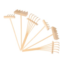 BESPORTBLE 6pcs Mini Zen Garden Rakes Set Ergonomic Sand Rakes for Sand Art and Meditation for Sandboxes and Gardens for Creative Crafts and Desk Decor