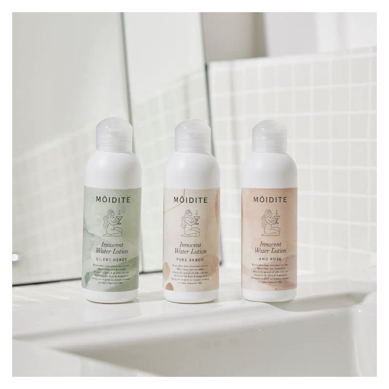 Moidite Innocent Water Lotion, Silent Herbal Scent, 5.1 fl oz