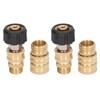 8pcs Pressure Washer Adapter Set Quick Coupler Fittings Metal Quick