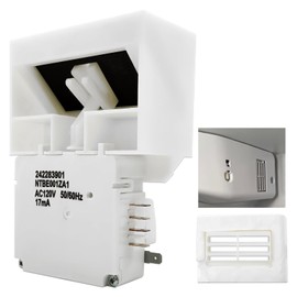 242303001 Refrigerator Damper Assembly, Air Damper Control Assembly Compatible with Frigidaire Crosley White Replaces AP5788340 PS8746718 EAP8746718 3016452 fits DFH, FFE, FFH, FFS, LFS