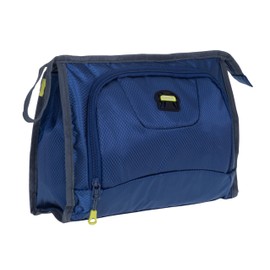 Toiletry Bag Wash Bag Large Women Men Elephant Trainer Large Cosmetic Bag Travel Travel Bag Beauty Case Toiletry Bag 4 L 1240 Selection + Bag, Dark navy blue, Classic